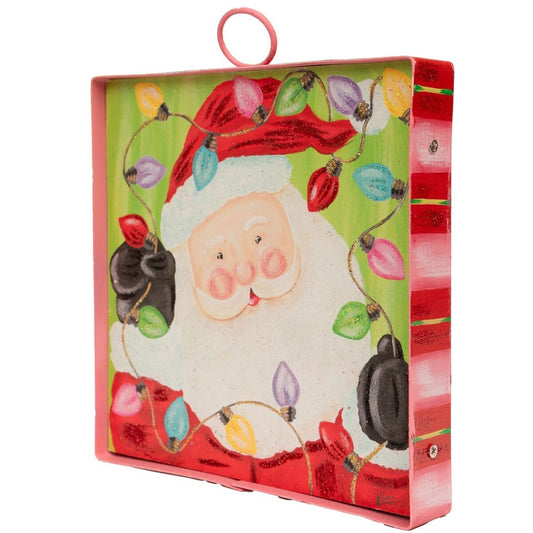 The Round Top Collection Mini Gallery Merry & Bright Santa & Bulbs