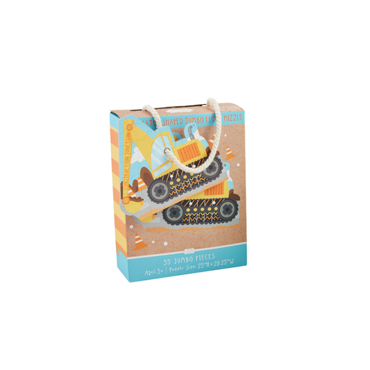 MUD PIE EXCAVATOR SHAPED FLOOR PUZZLE