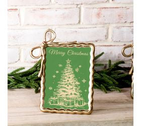 pD HOME 5 X 7 GOLD RIBBON PHOTO FRAME