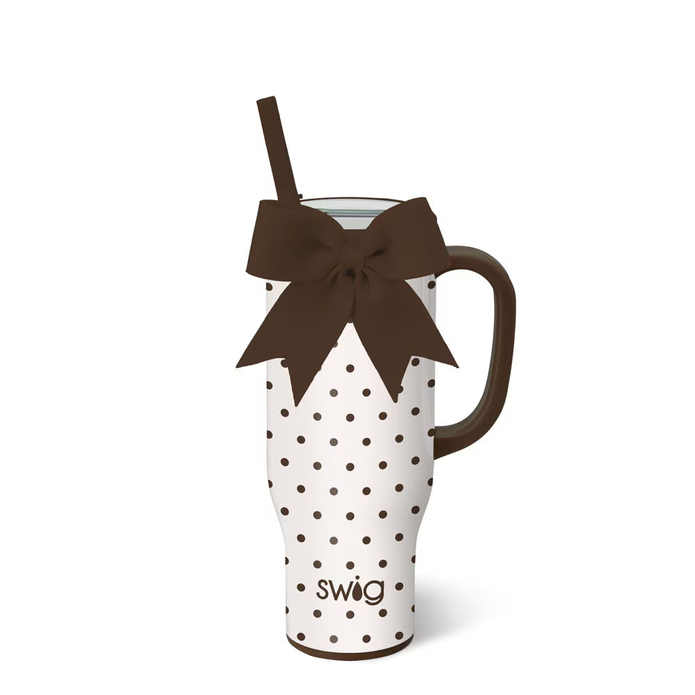 Swig Life Mocha Dots Mega Mug 30oz