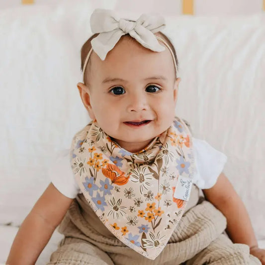 Copper Pearl Baby Bandana Bibs - Eden