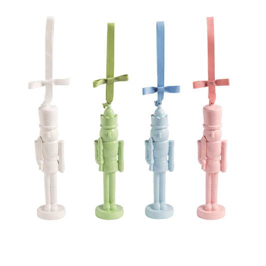 Mud Pie Nutcracker Lacquered Ornaments