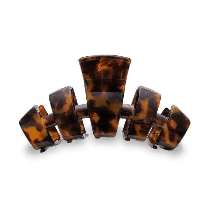 Teleties Classic Hair Clip | Large | Tortoise
