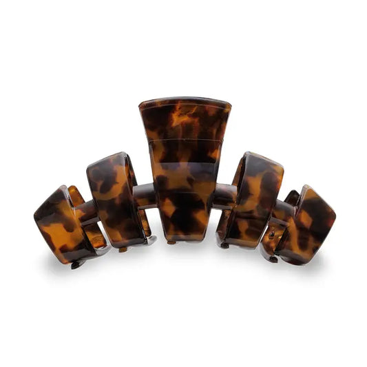 Teleties Classic Hair Clip | Large | Tortoise