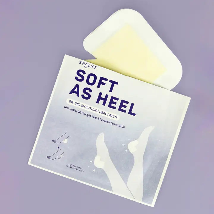 My Spa Life Soft As Heel Oil-Gel Smoothing Heel Patch with Castrol Oil -