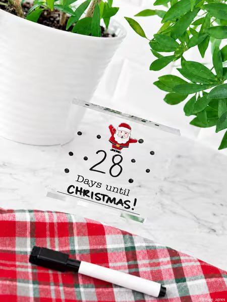 MUD PIE SIMPLY CHARMING COUNTDOWN PLAQUE SET