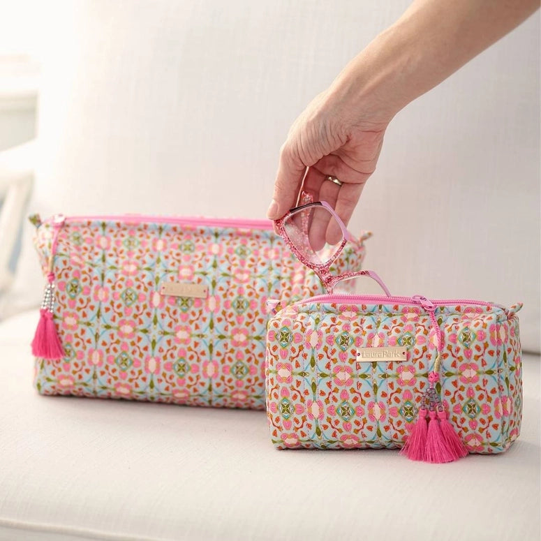 Laura Park Designs Gasparilla Signature Large Cosmetic Bag