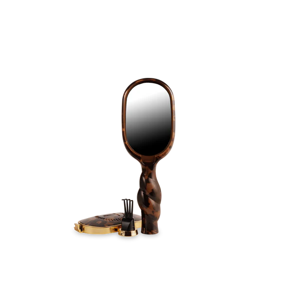 Teleties Mini Boar Bristle Hair Brush - Tortoise