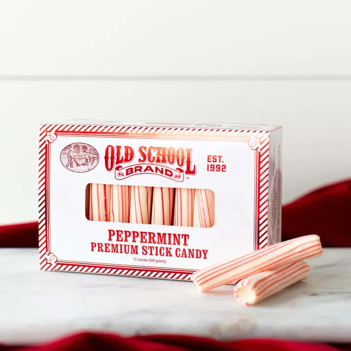 Old School Brand Peppermint Stick Candy