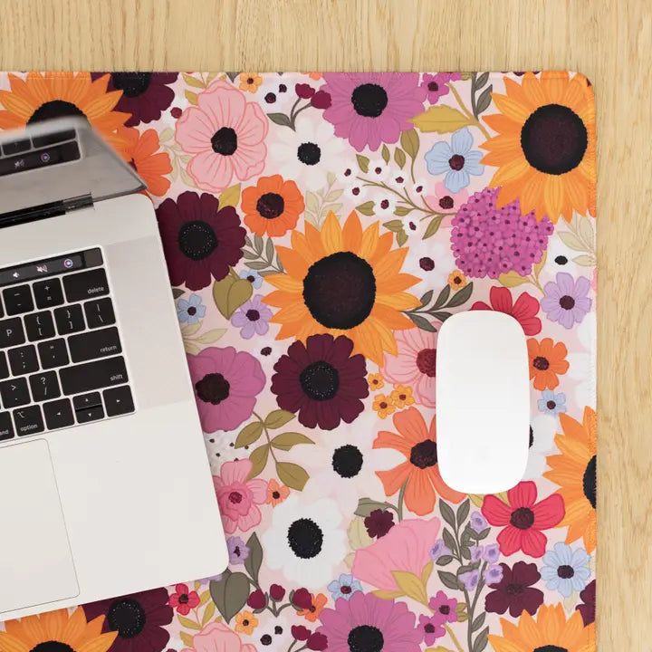 Elyse Breanne Design Rainbow Garden Desk Pad-Small