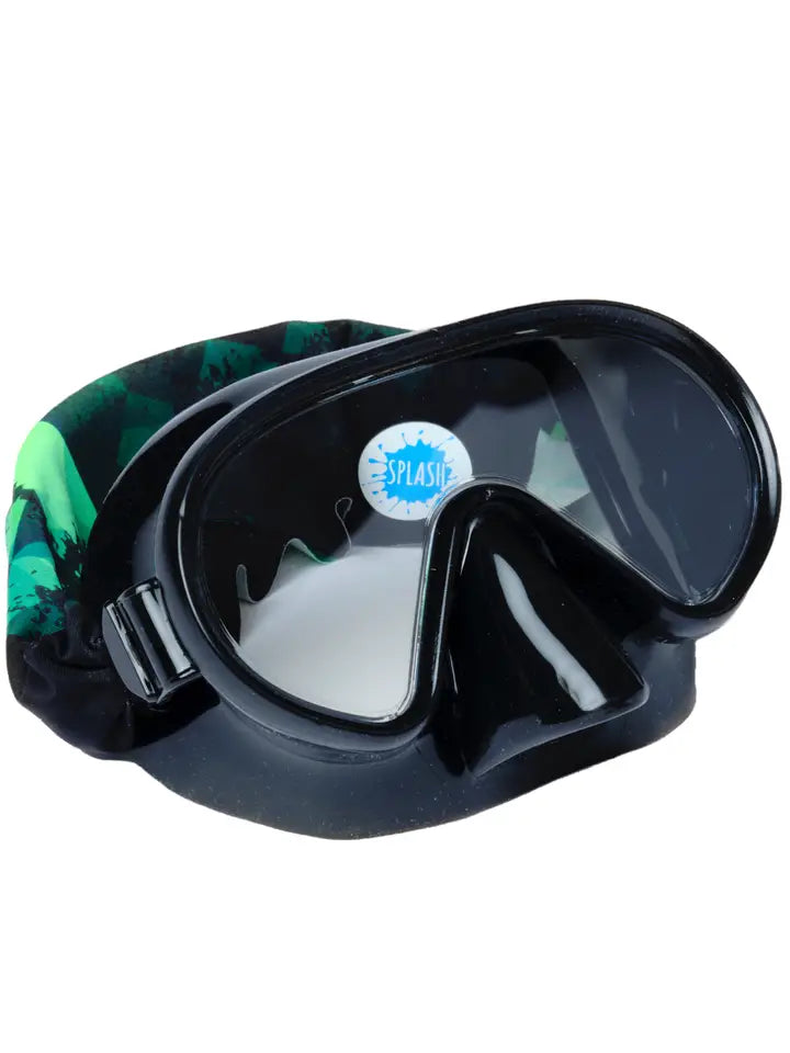 Splash Green Fusion Swim Mask