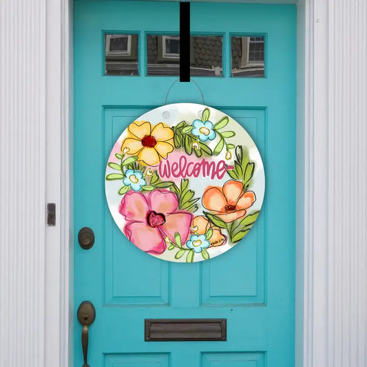 Baxter & Me Blooming Welcome Door Hanger