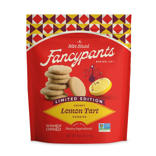 Fancypants Baking Co. Lemon Tart Cookies I Premium Snacks I 5 oz