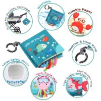 Bebe Mondo Fish cloth book – Teether