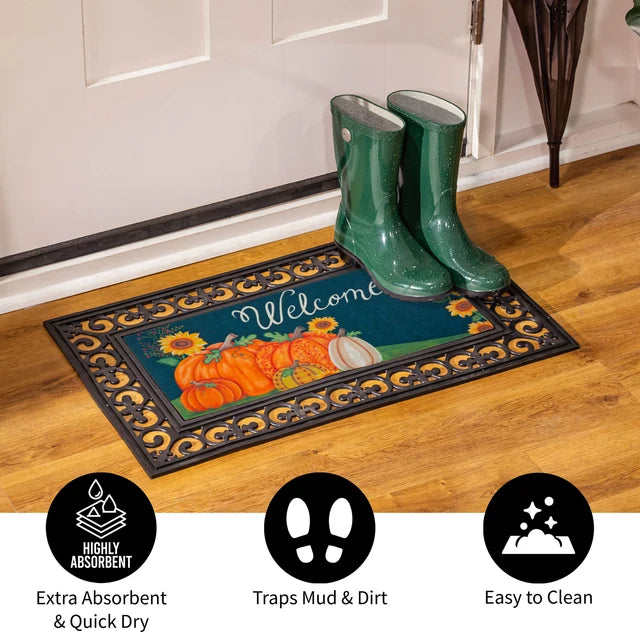 Evergreen Enterprises Welcome Fall Sassafras Switch Mat