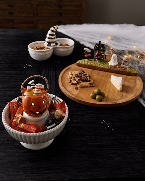 MUD PIE LARGE HALLOWEEN LIGHT-UP SITTER