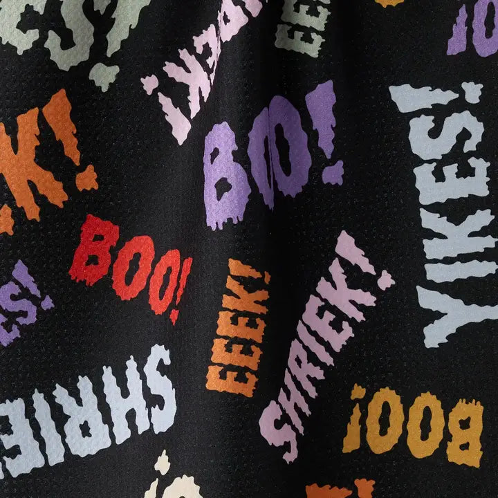 Geometry Word Fright Tea Towel - Halloween