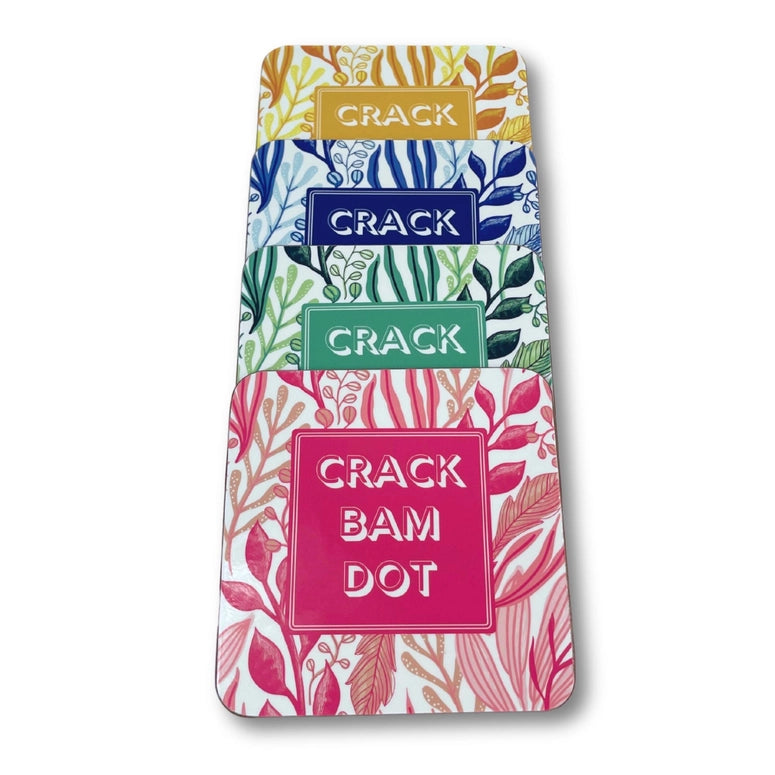My Fair Mahjong Coasters, 4 Set-Nature Pattern