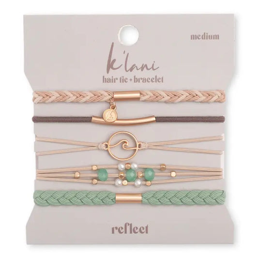 K'Lani Hair Tie Bracelets Reflect
