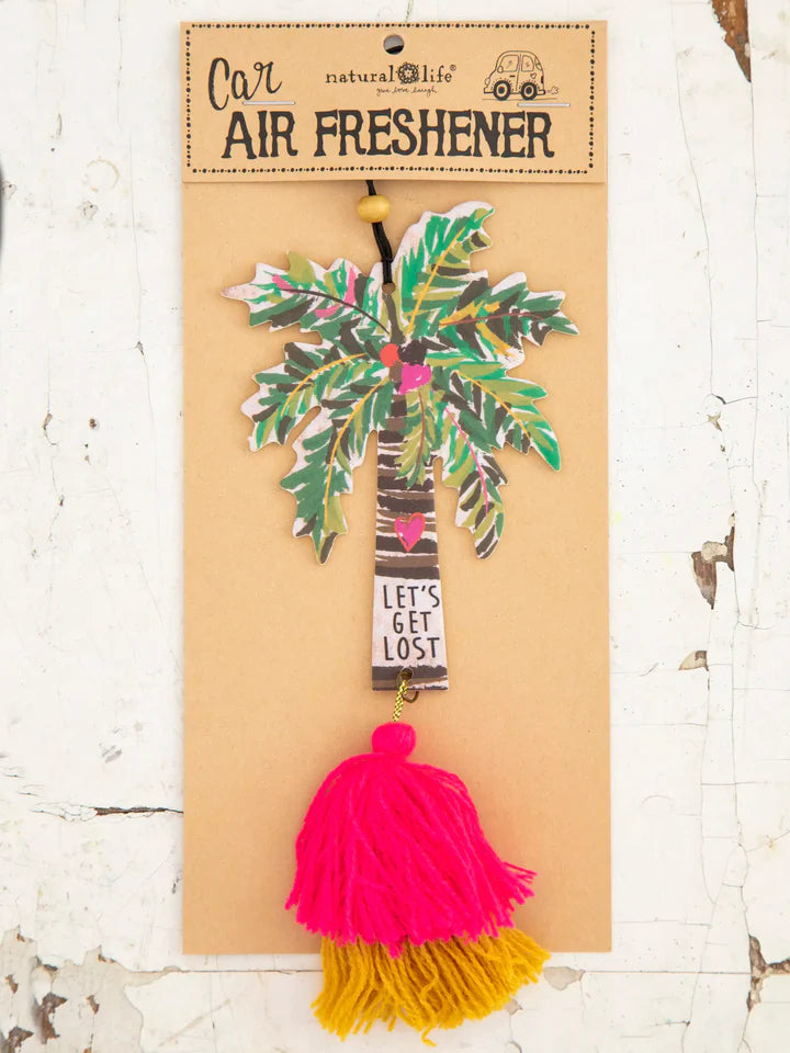 Natural Life Car Air Freshener - Palm Tree