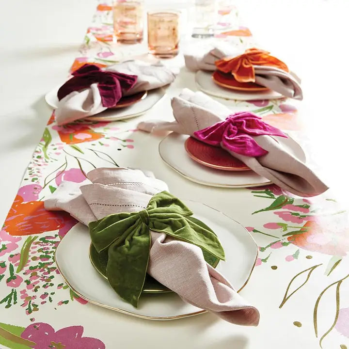 Santa Barbara Design Studio Paper Table Runner - Flowers