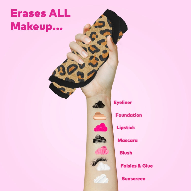 The Original MakeUp Eraser Leopard Print Pro Makeup Eraser