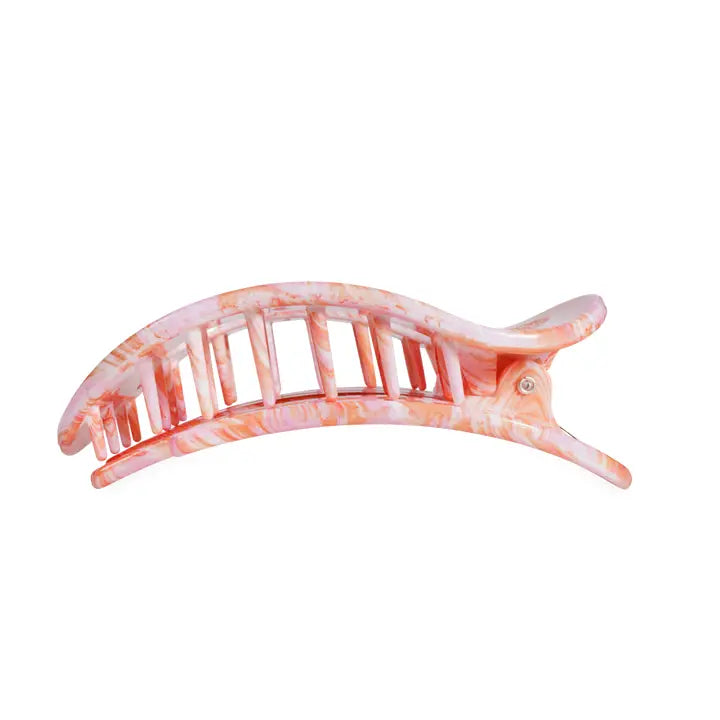 Teleties Just Keep Swimming | Large | Flat Round Hair Clip