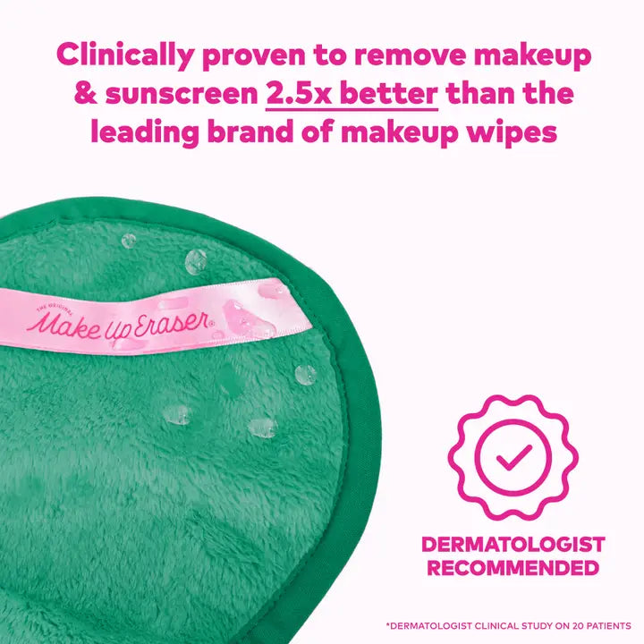 The Original MakeUp Eraser Green Mini Pro | 100% Recycled Makeup Eraser