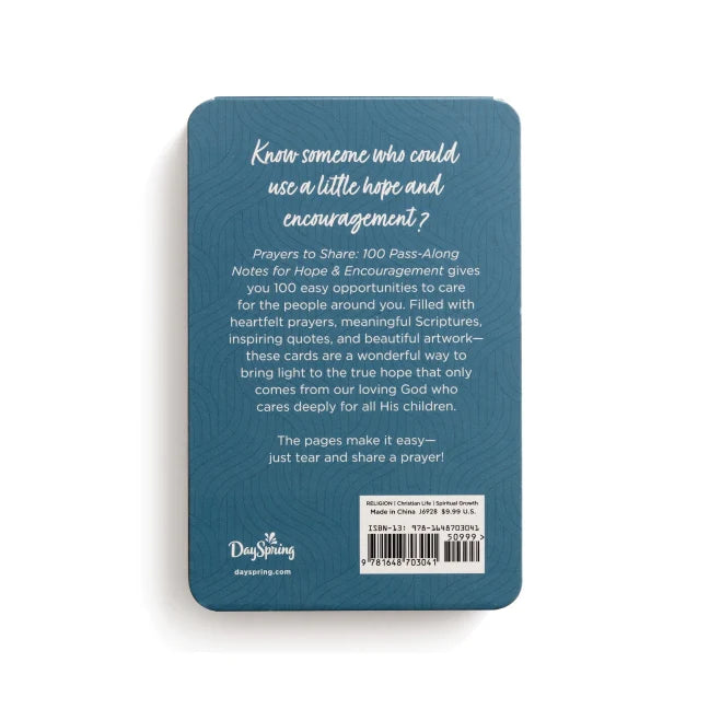 Prayers to Share 100 Pass-Along Notes for Hope & Encouragement