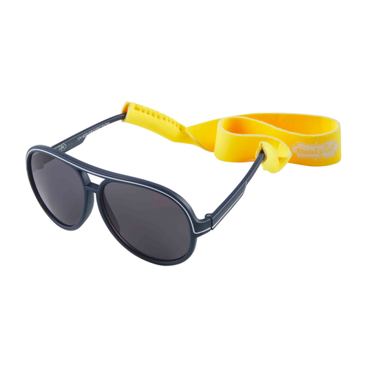 MUD PIE NAVY TODDLER AVIATOR SUNGLASSES
