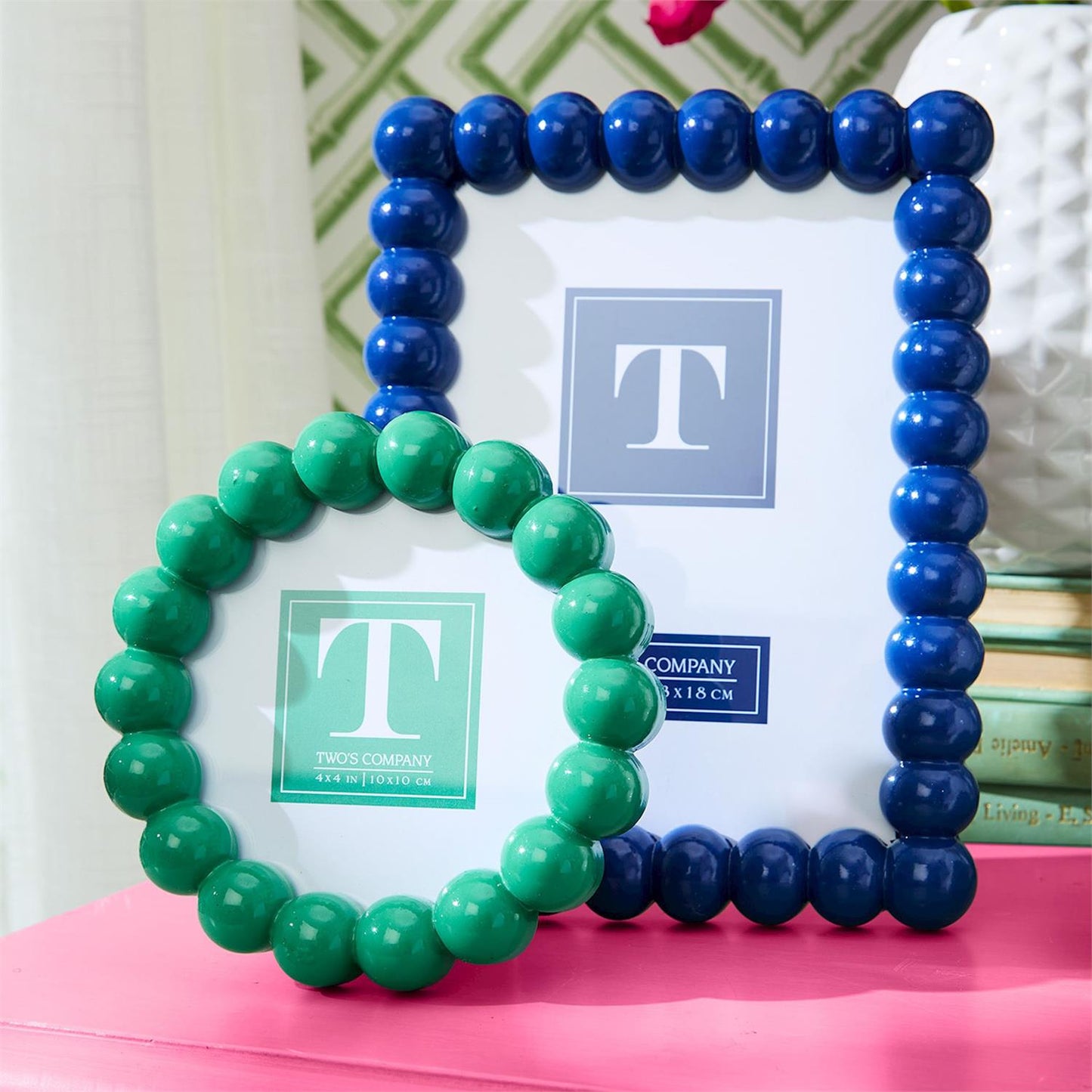 Two's Company Hobnail 4" x 4" Photo Frame