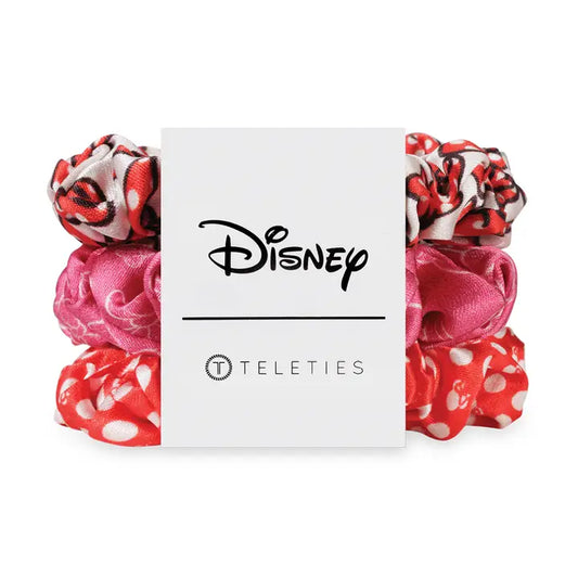 Teleties Minnie Mouse Small Silk Scrunchies