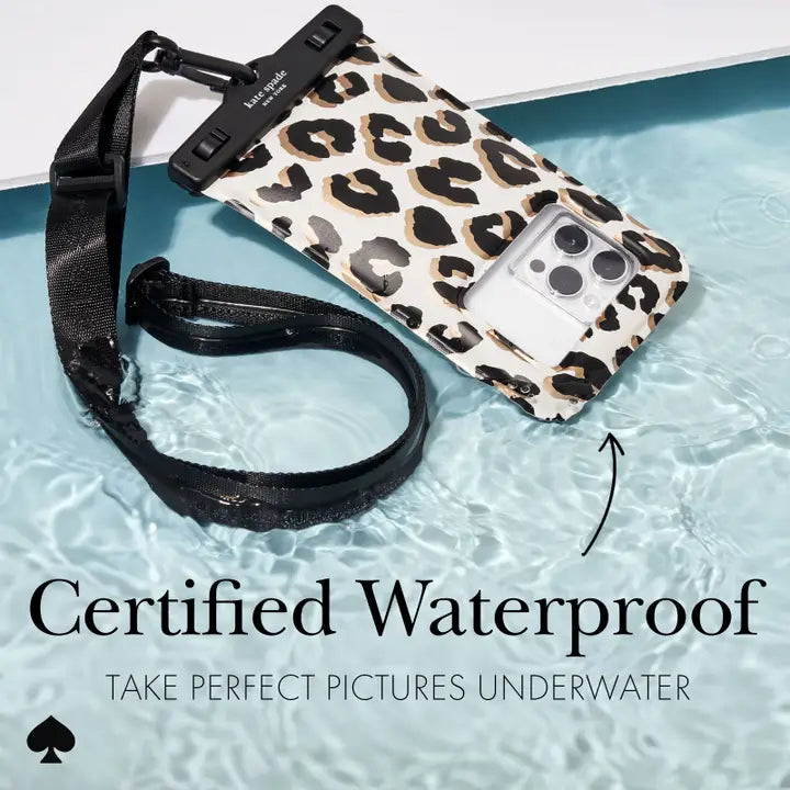 Case-Mate Kate Spade New York Waterproof Pouch City Leopard