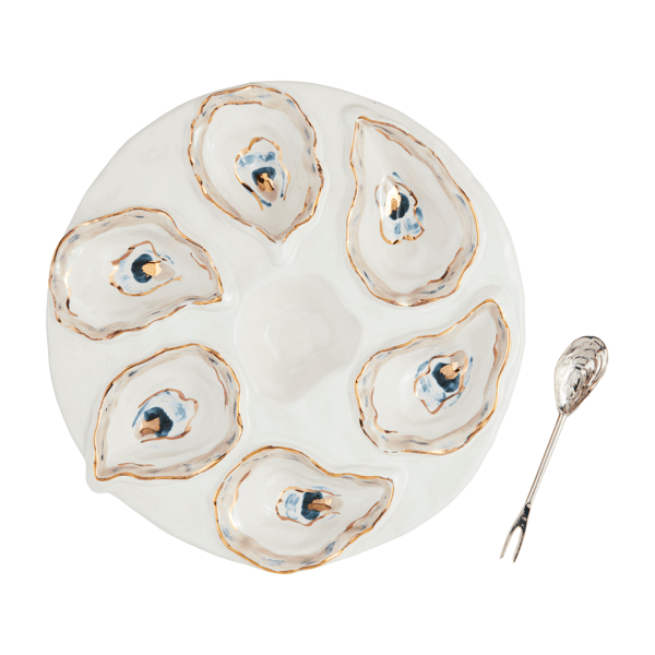 MUD PIE OYSTER SERVER SET