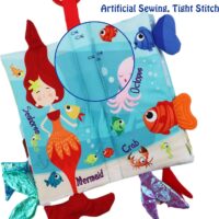 Bebe Mondo Tails Cloth Book Mermaid with Teether