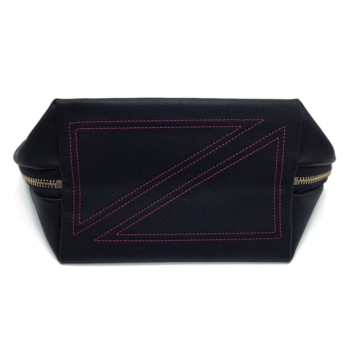 Kusshi Signature Black/Hot Pink Makeup Bag