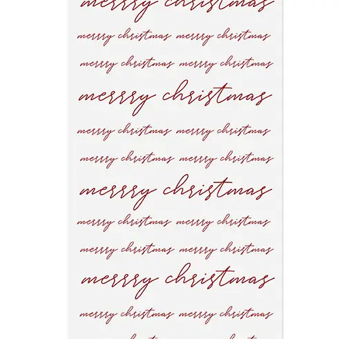 Pulp X Guest Napkin Set of 21 Merry Christmas Red