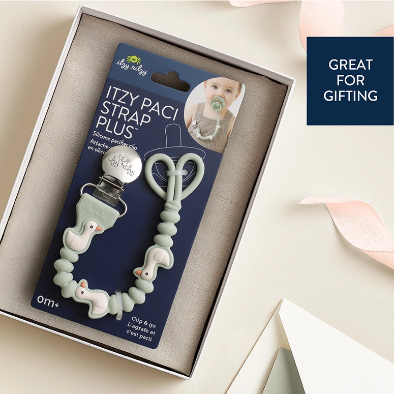 Itzy Ritzy Paci Strap Plus™-Goose