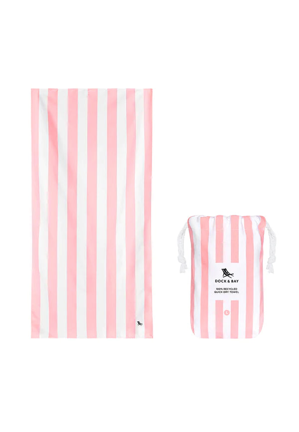 Dock & Bay Quick Dry Towels - Malibu Pink