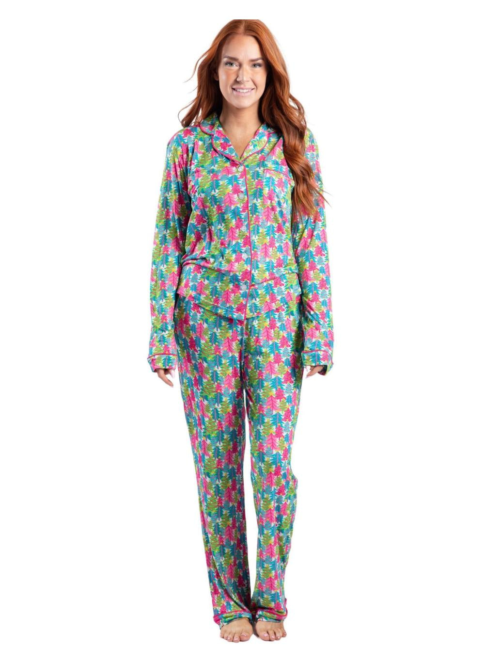 Jane Marie Tree-Mendous Cheer Bamboo Pajama Set