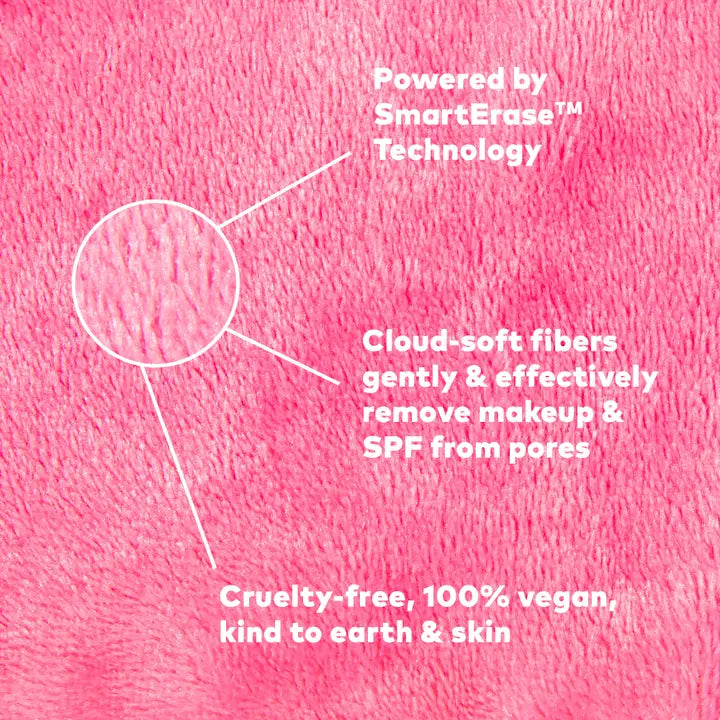 The Original MakeUp Eraser Pink 7-Day Set | Eco-Friendly Makeup Eraser