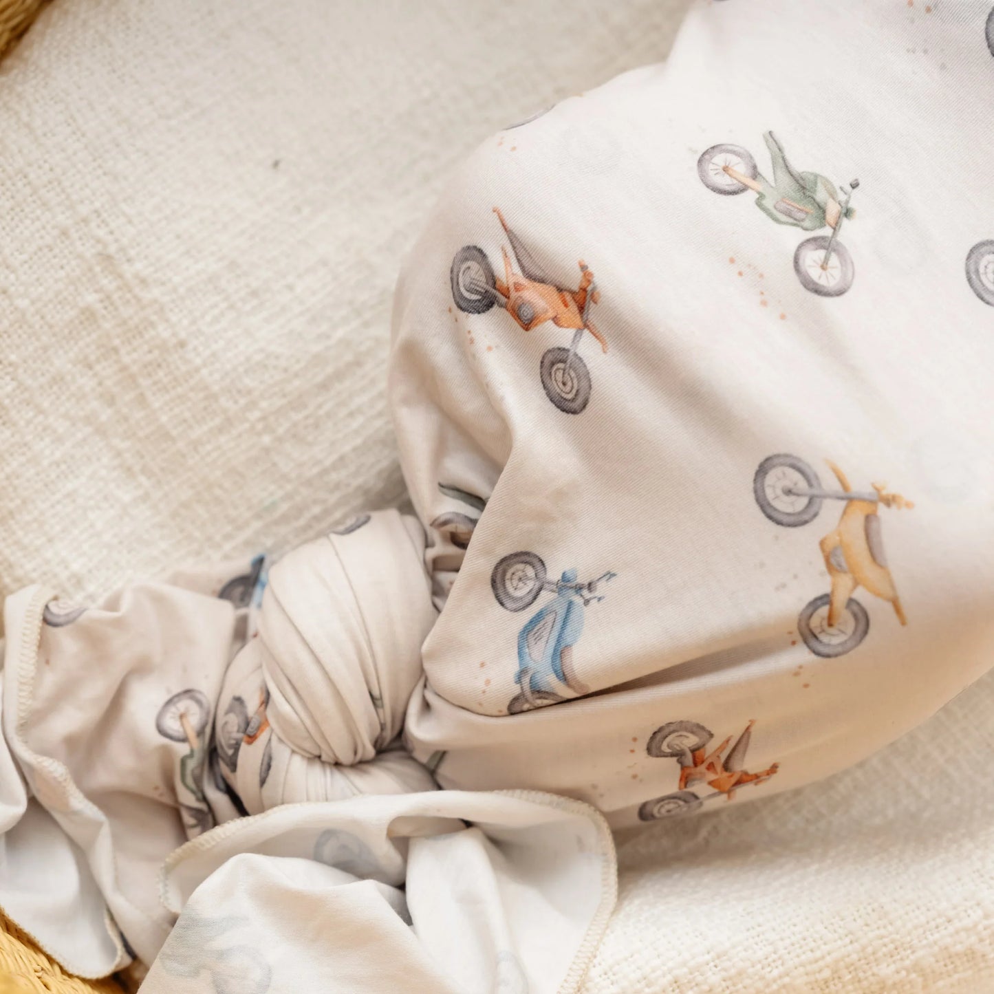 Copper Pearl Ryder Knit Swaddle Blanket