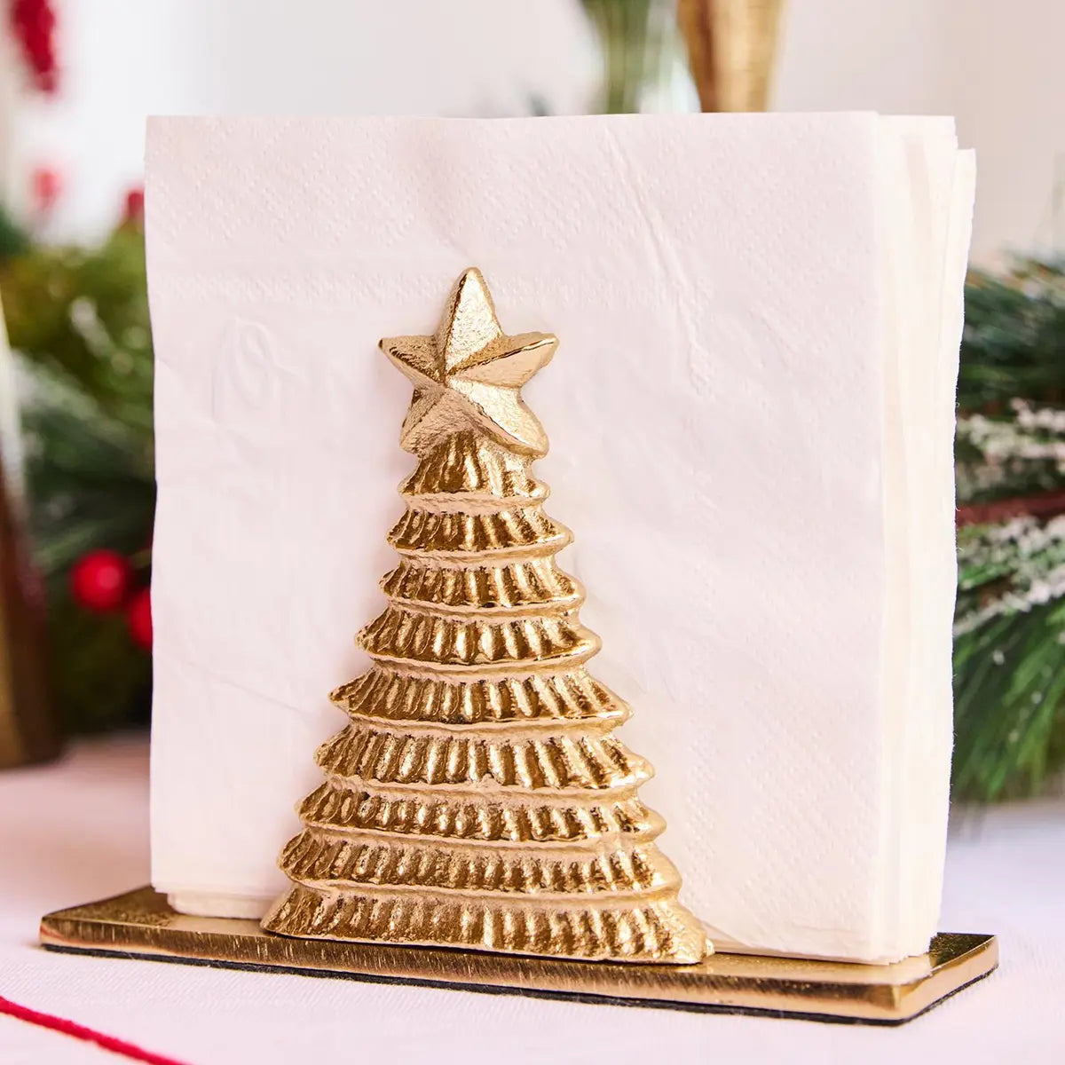 Mary Square Tree Napkin Holder