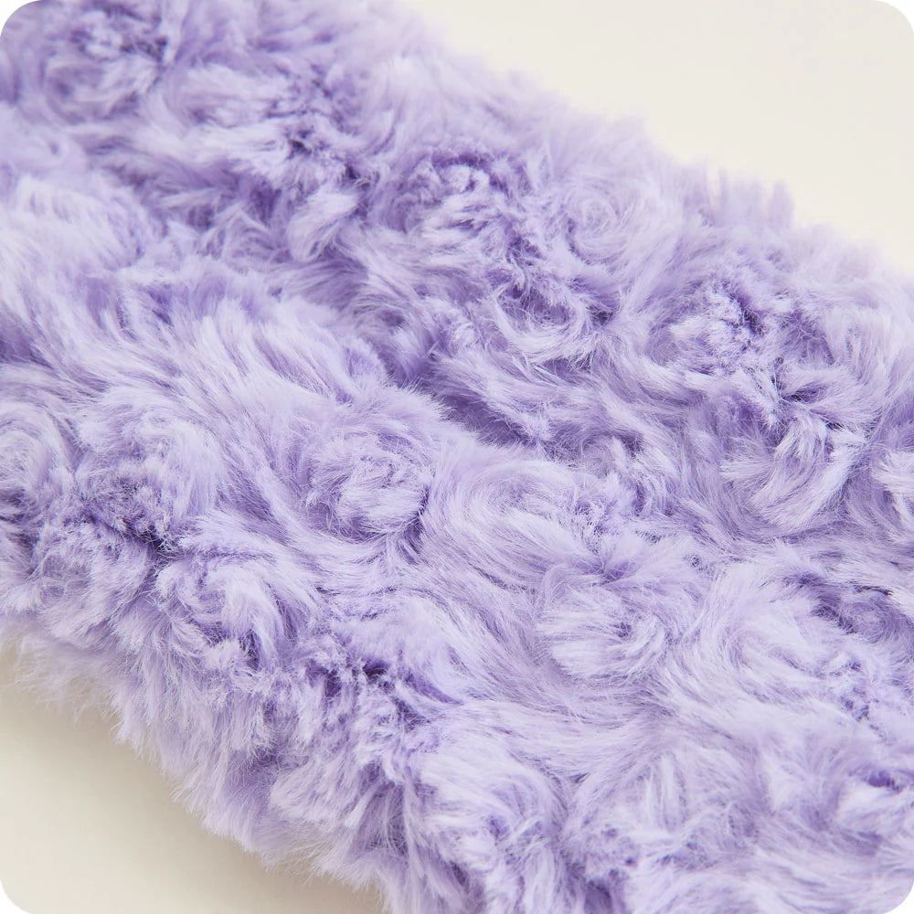 Curly Purple Warmies Neck Wrap