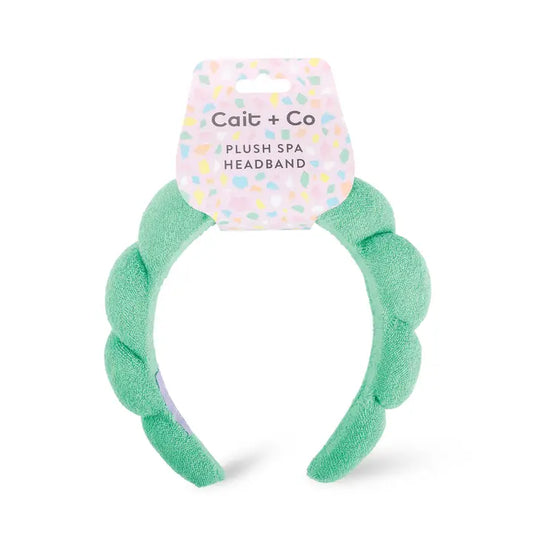Cait + Co Plush Spa Headband - Emerald | Gem Collection