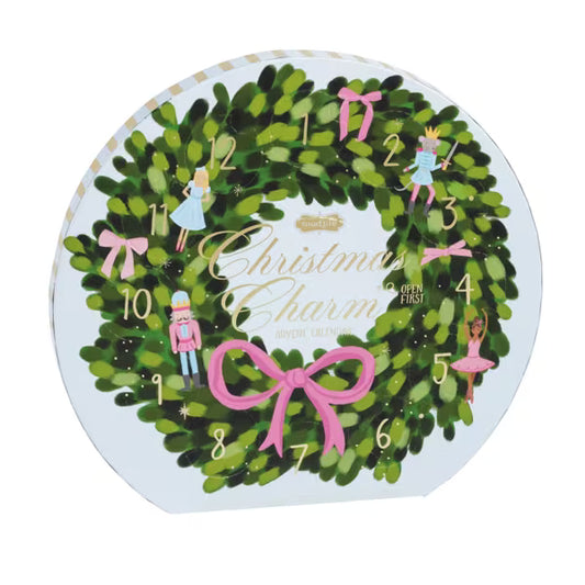 MUD PIE CHRISTMAS WREATH CHARM ADVENT CALENDAR SET