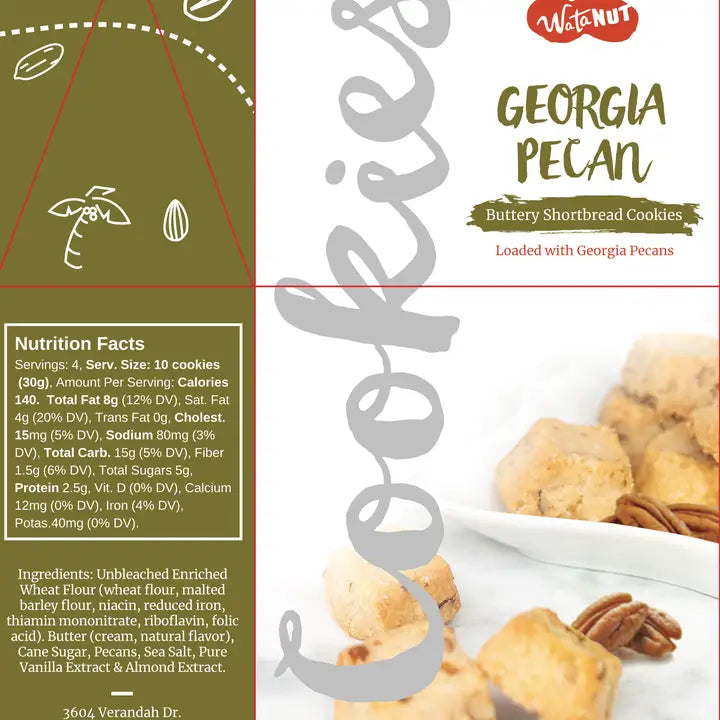 Watanut Pecan Shortbread Box