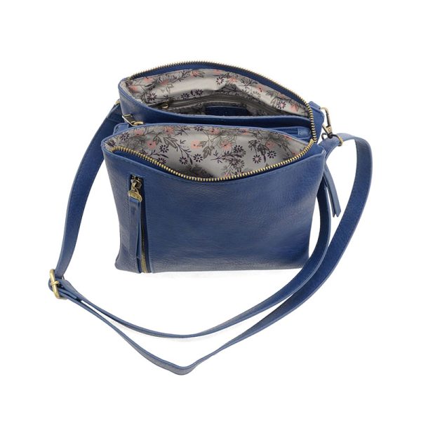 Joy Susan Dawn Multi Pocket Compact Crossbody Bag-Bright Navy