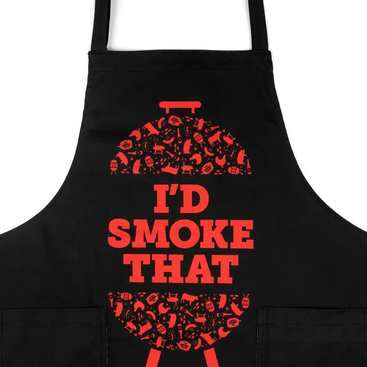 Lavley I'd Smoke That Apron - Funny Grilling Apron