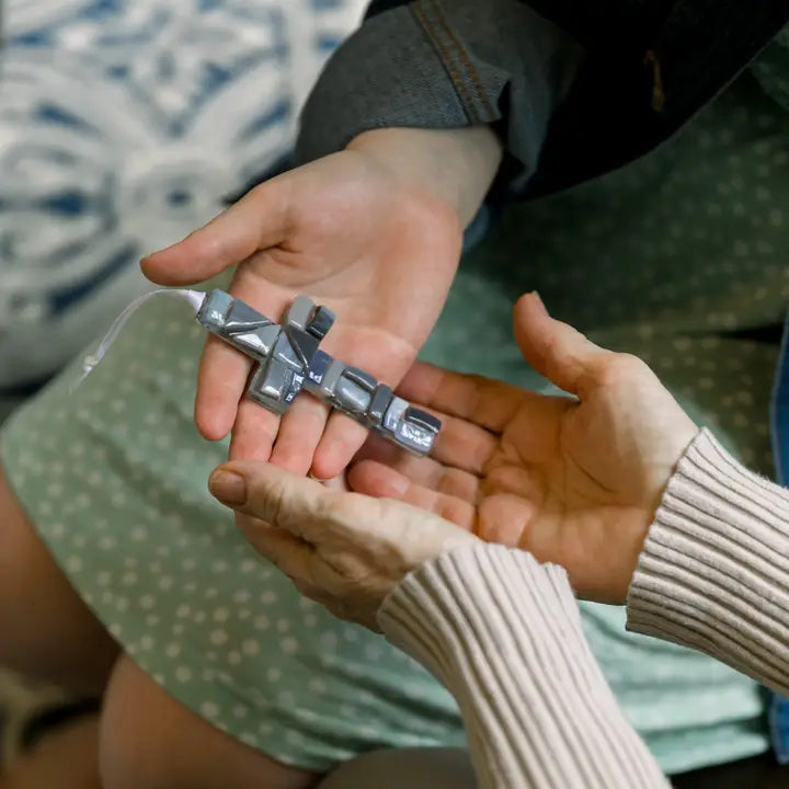 Graduation Gift: USA Handmade Mosaic Glass Cross